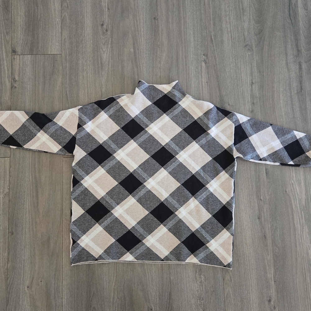 Racheal Zoe Plaid Pullover Sweater Womens  Size XL - Picture 15 of 16